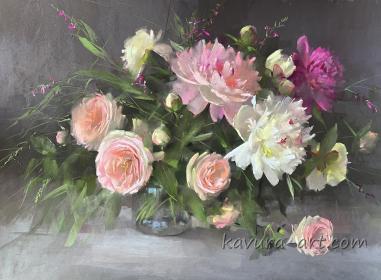 "Peonies and roses"