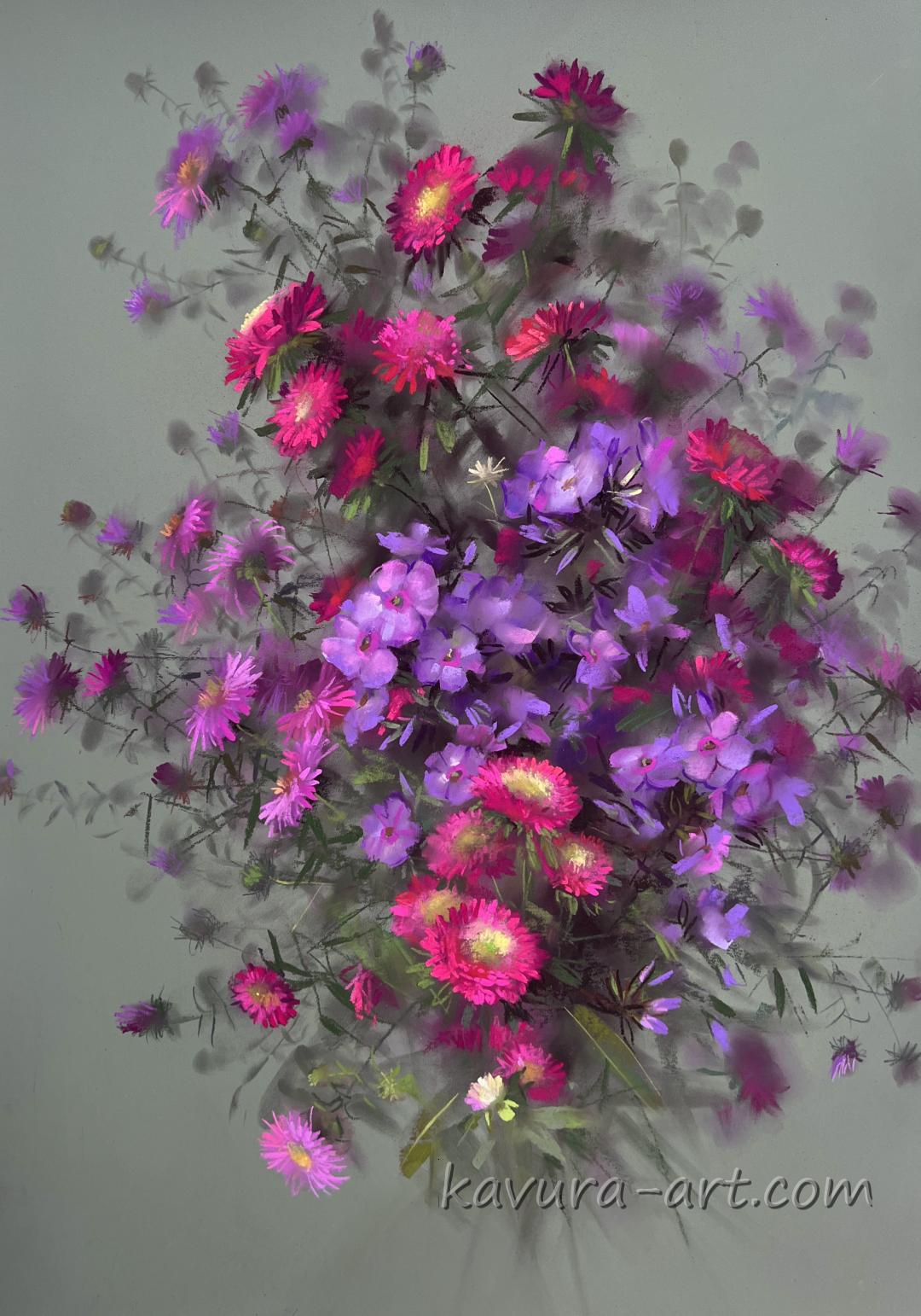 Asters and phlox