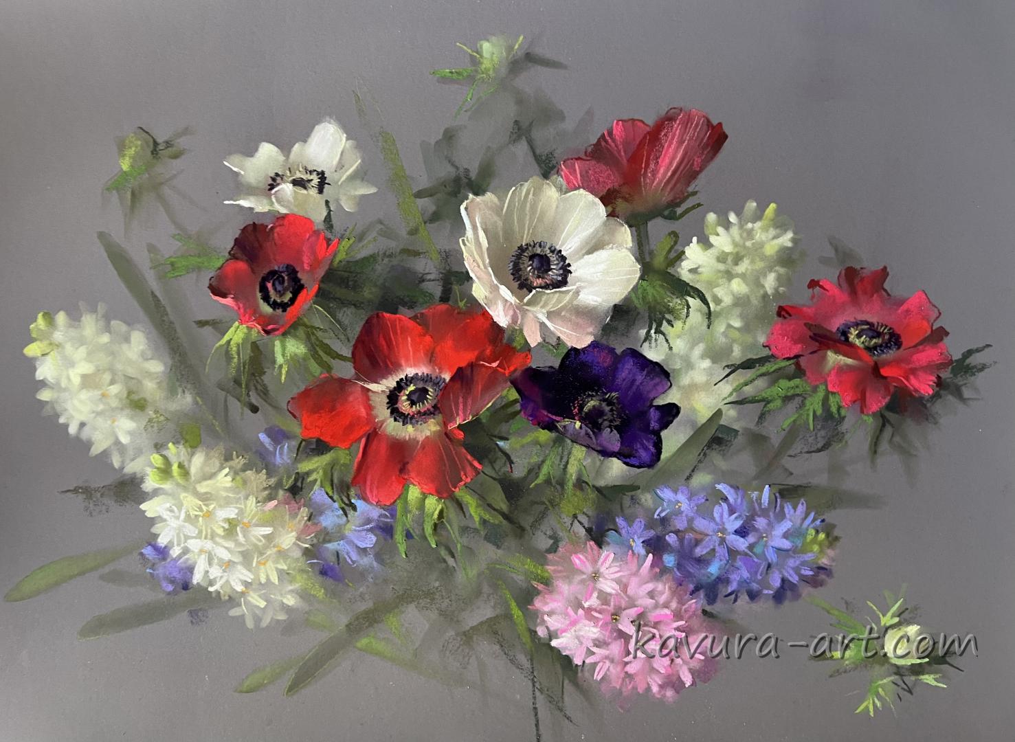 Anemones and Hyacinths