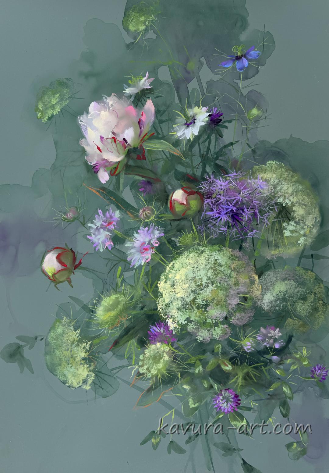 Floral embroidery