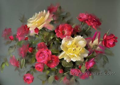 "Fresh roses"