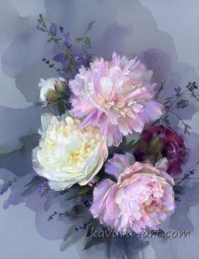 "Veil of Peonies"
